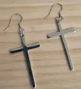 Cross Dangle Earrings